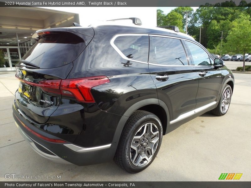 Twilight Black / Black 2023 Hyundai Santa Fe Hybrid Limited AWD