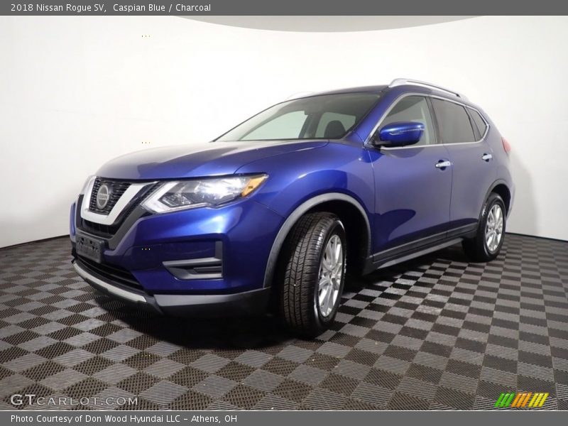 Caspian Blue / Charcoal 2018 Nissan Rogue SV