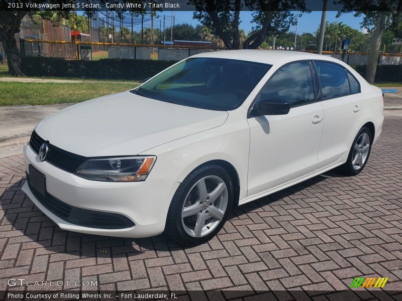 Candy White / Titan Black 2013 Volkswagen Jetta S Sedan