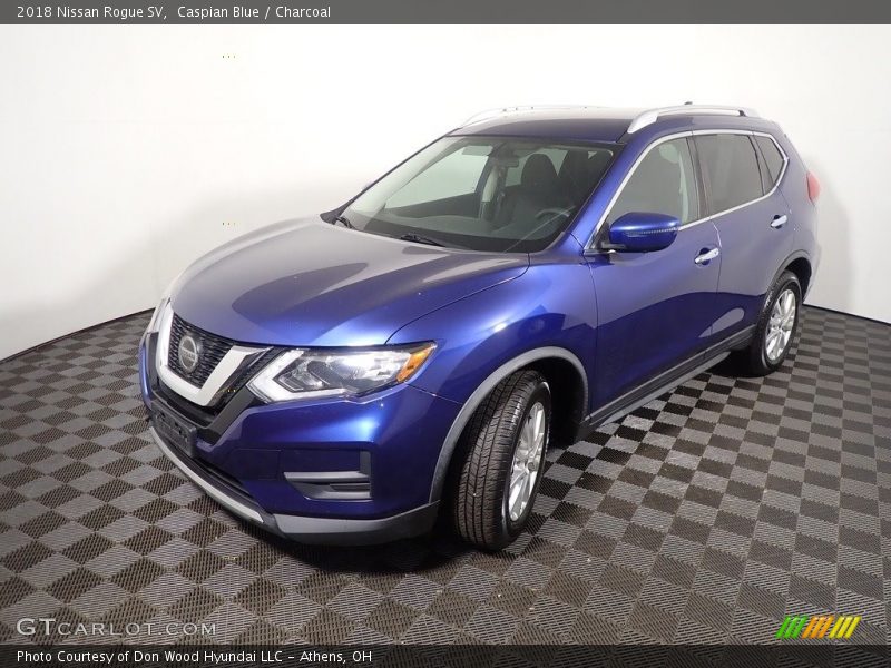 Caspian Blue / Charcoal 2018 Nissan Rogue SV