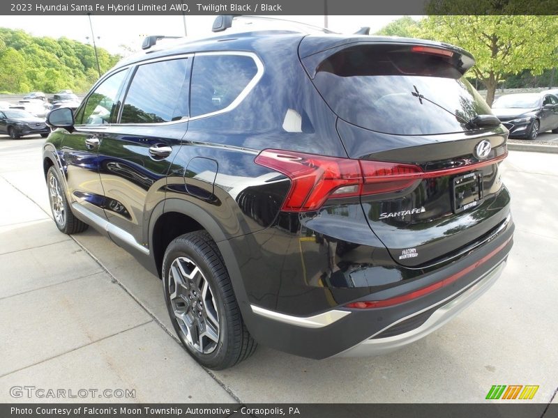 Twilight Black / Black 2023 Hyundai Santa Fe Hybrid Limited AWD