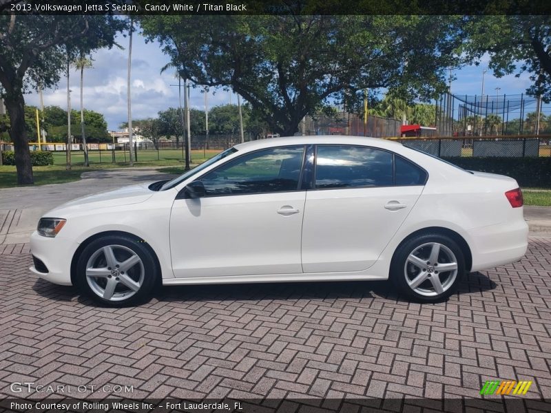 Candy White / Titan Black 2013 Volkswagen Jetta S Sedan