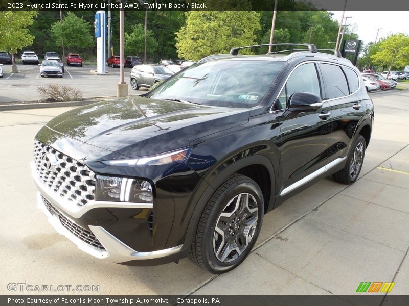 Twilight Black / Black 2023 Hyundai Santa Fe Hybrid Limited AWD