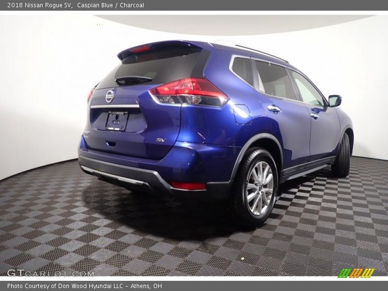 Caspian Blue / Charcoal 2018 Nissan Rogue SV