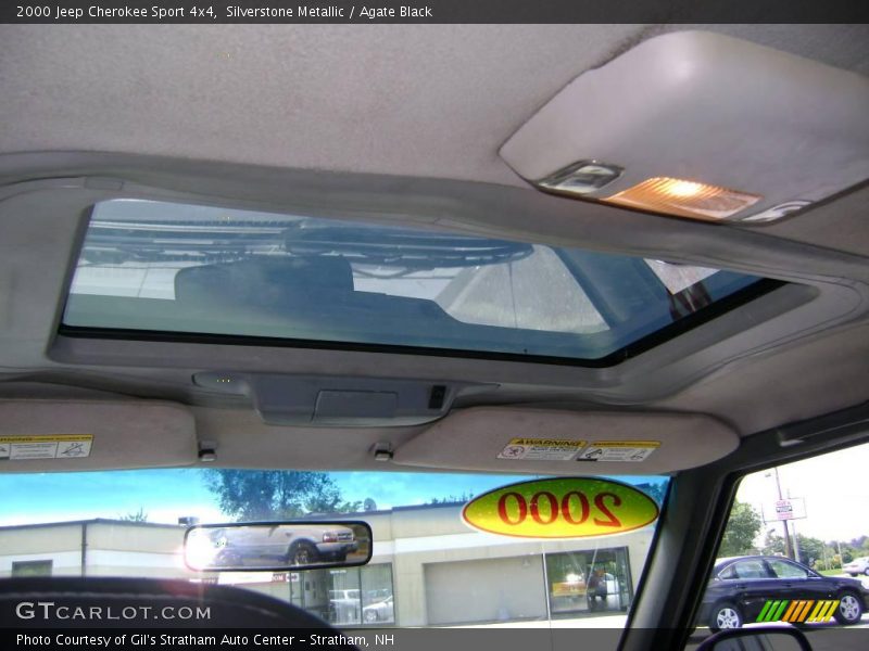 Silverstone Metallic / Agate Black 2000 Jeep Cherokee Sport 4x4