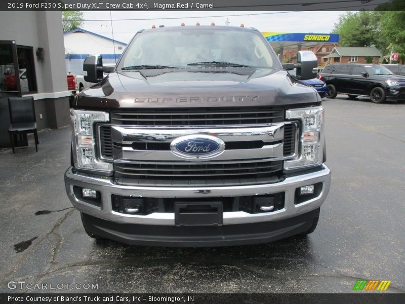 Magma Red / Camel 2019 Ford F250 Super Duty XLT Crew Cab 4x4