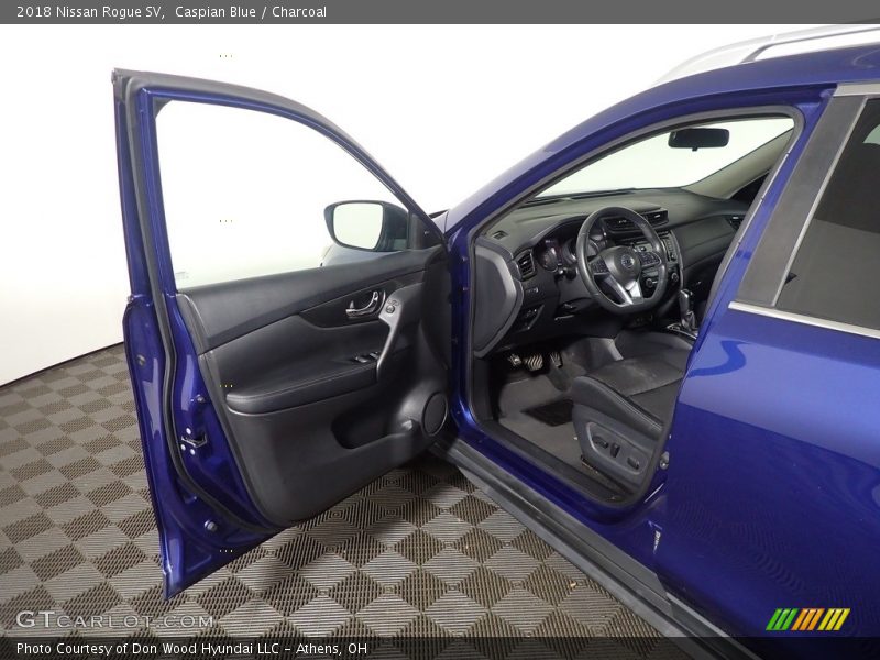 Caspian Blue / Charcoal 2018 Nissan Rogue SV
