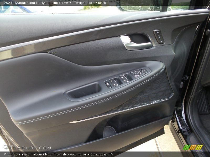 Twilight Black / Black 2023 Hyundai Santa Fe Hybrid Limited AWD