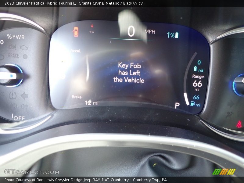 Granite Crystal Metallic / Black/Alloy 2023 Chrysler Pacifica Hybrid Touring L