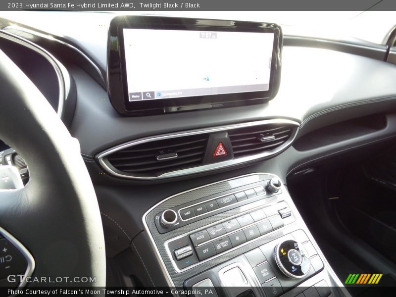 Twilight Black / Black 2023 Hyundai Santa Fe Hybrid Limited AWD