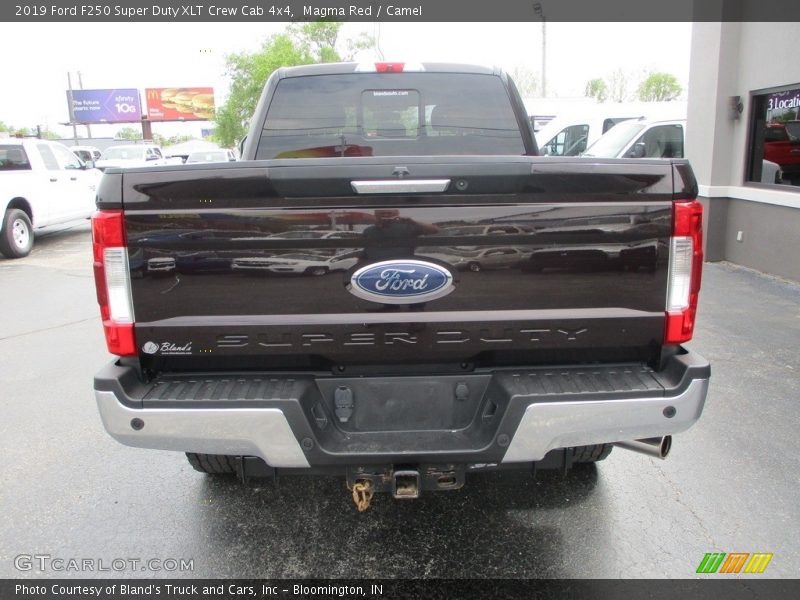 Magma Red / Camel 2019 Ford F250 Super Duty XLT Crew Cab 4x4