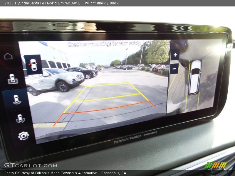 Twilight Black / Black 2023 Hyundai Santa Fe Hybrid Limited AWD