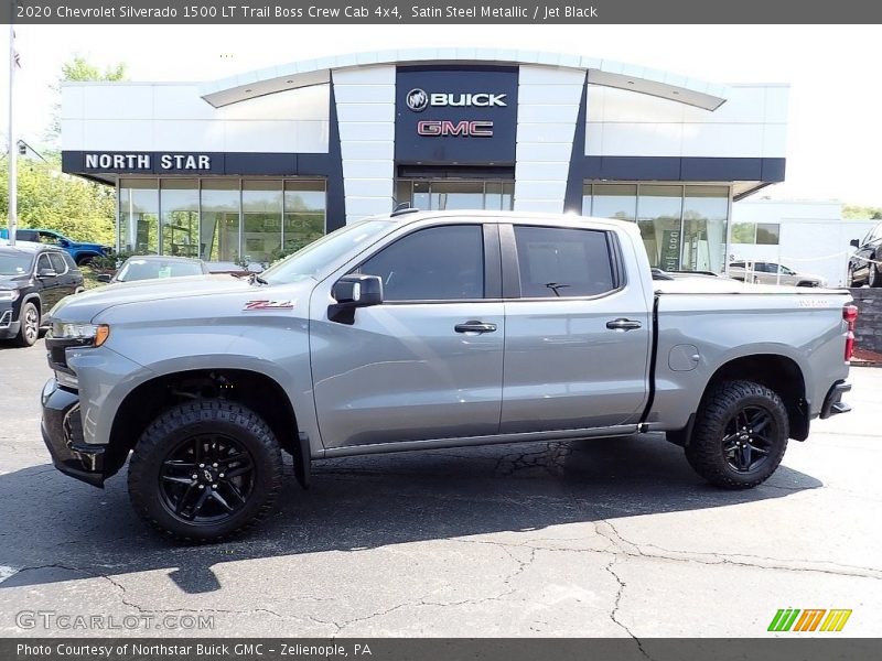 Satin Steel Metallic / Jet Black 2020 Chevrolet Silverado 1500 LT Trail Boss Crew Cab 4x4