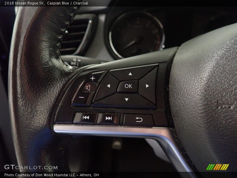 Caspian Blue / Charcoal 2018 Nissan Rogue SV