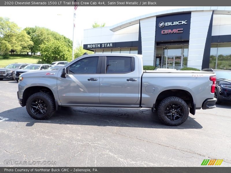 Satin Steel Metallic / Jet Black 2020 Chevrolet Silverado 1500 LT Trail Boss Crew Cab 4x4