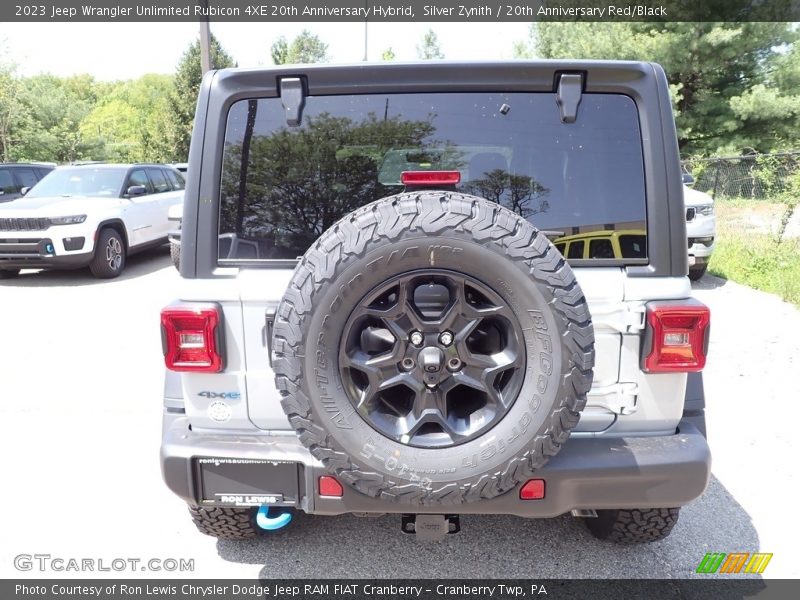 Silver Zynith / 20th Anniversary Red/Black 2023 Jeep Wrangler Unlimited Rubicon 4XE 20th Anniversary Hybrid