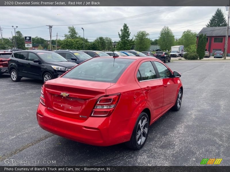Red Hot / Jet Black 2020 Chevrolet Sonic Premier Sedan
