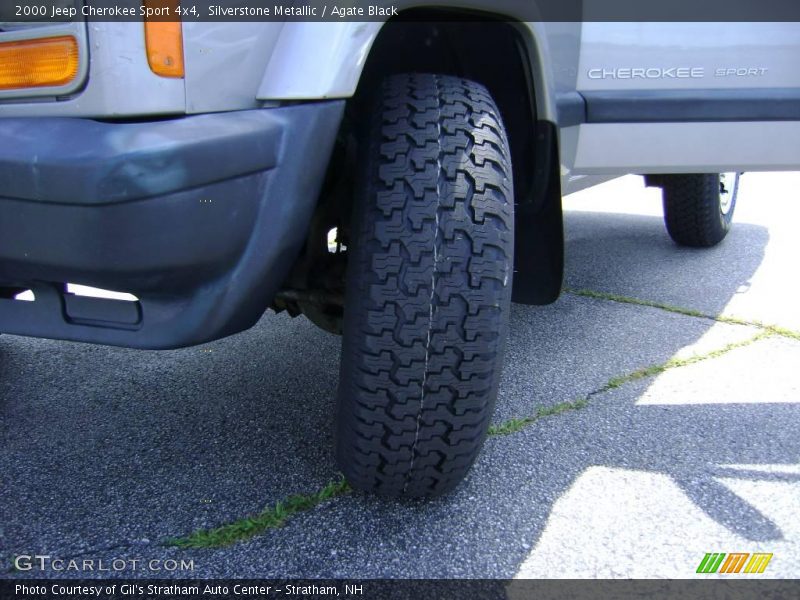 Silverstone Metallic / Agate Black 2000 Jeep Cherokee Sport 4x4