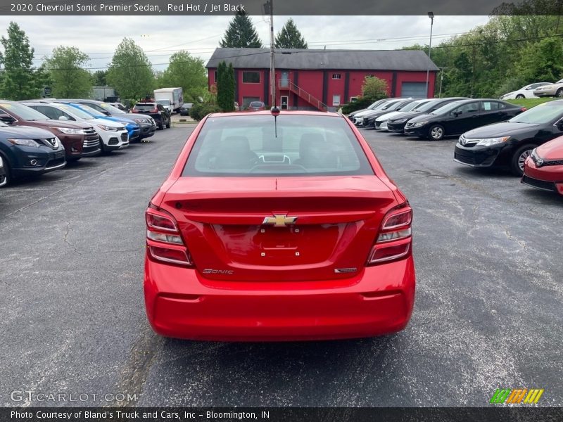 Red Hot / Jet Black 2020 Chevrolet Sonic Premier Sedan