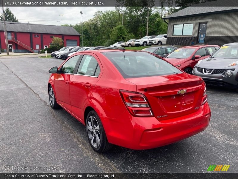 Red Hot / Jet Black 2020 Chevrolet Sonic Premier Sedan