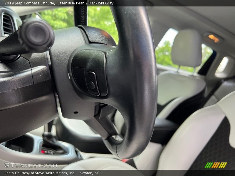 Laser Blue Pearl / Black/Ski Gray 2019 Jeep Compass Latitude