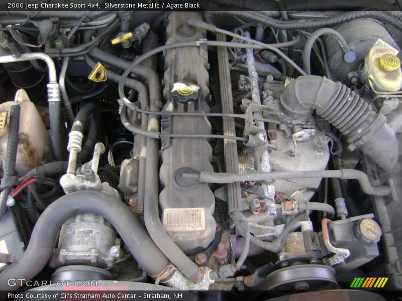 Silverstone Metallic / Agate Black 2000 Jeep Cherokee Sport 4x4