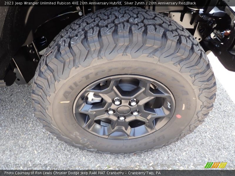 Silver Zynith / 20th Anniversary Red/Black 2023 Jeep Wrangler Unlimited Rubicon 4XE 20th Anniversary Hybrid