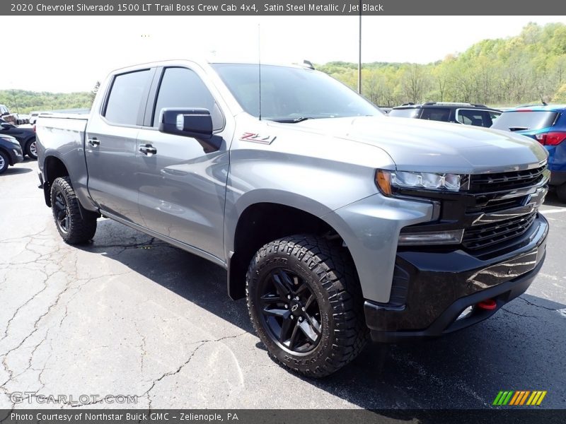 Satin Steel Metallic / Jet Black 2020 Chevrolet Silverado 1500 LT Trail Boss Crew Cab 4x4