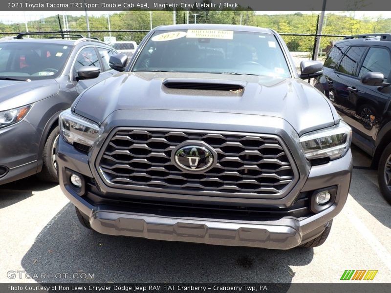 Magnetic Gray Metallic / Black 2021 Toyota Tacoma TRD Sport Double Cab 4x4