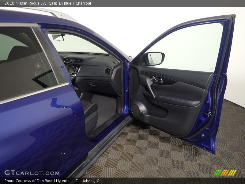 Caspian Blue / Charcoal 2018 Nissan Rogue SV