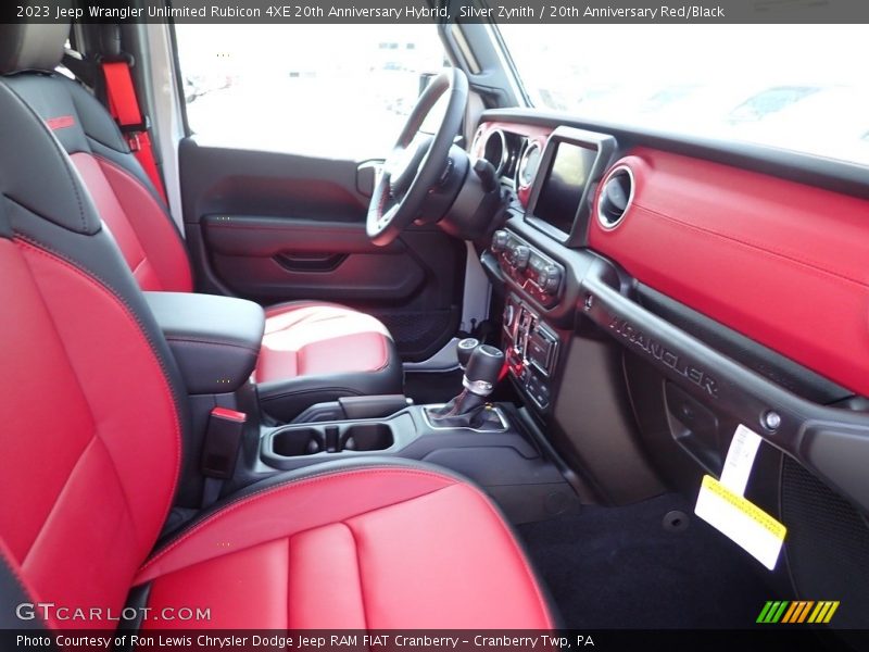 Silver Zynith / 20th Anniversary Red/Black 2023 Jeep Wrangler Unlimited Rubicon 4XE 20th Anniversary Hybrid