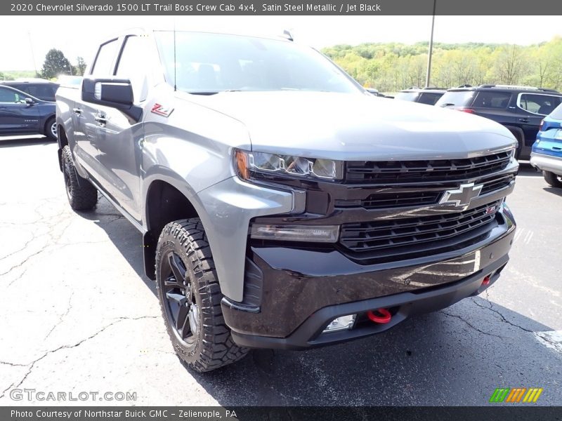 Satin Steel Metallic / Jet Black 2020 Chevrolet Silverado 1500 LT Trail Boss Crew Cab 4x4