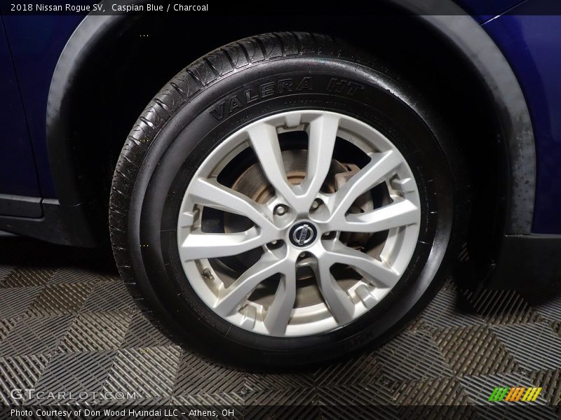 Caspian Blue / Charcoal 2018 Nissan Rogue SV