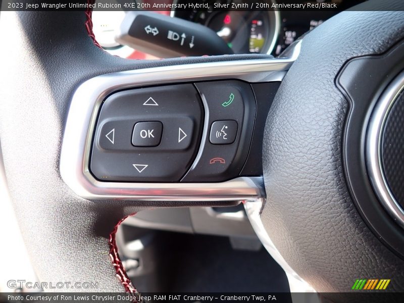 Silver Zynith / 20th Anniversary Red/Black 2023 Jeep Wrangler Unlimited Rubicon 4XE 20th Anniversary Hybrid