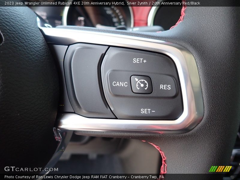 Silver Zynith / 20th Anniversary Red/Black 2023 Jeep Wrangler Unlimited Rubicon 4XE 20th Anniversary Hybrid