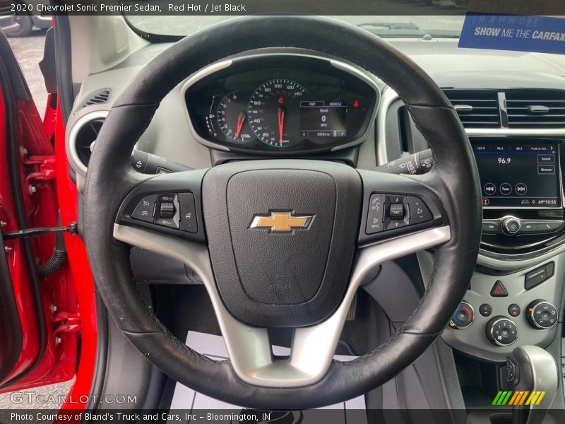 Red Hot / Jet Black 2020 Chevrolet Sonic Premier Sedan