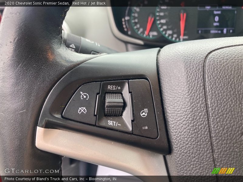 Red Hot / Jet Black 2020 Chevrolet Sonic Premier Sedan