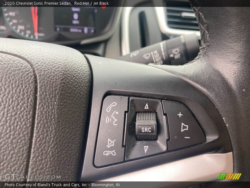 Red Hot / Jet Black 2020 Chevrolet Sonic Premier Sedan