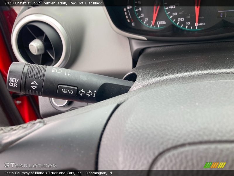 Red Hot / Jet Black 2020 Chevrolet Sonic Premier Sedan
