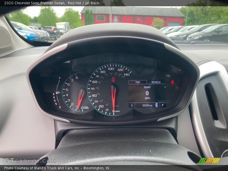 Red Hot / Jet Black 2020 Chevrolet Sonic Premier Sedan