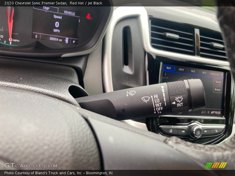 Red Hot / Jet Black 2020 Chevrolet Sonic Premier Sedan