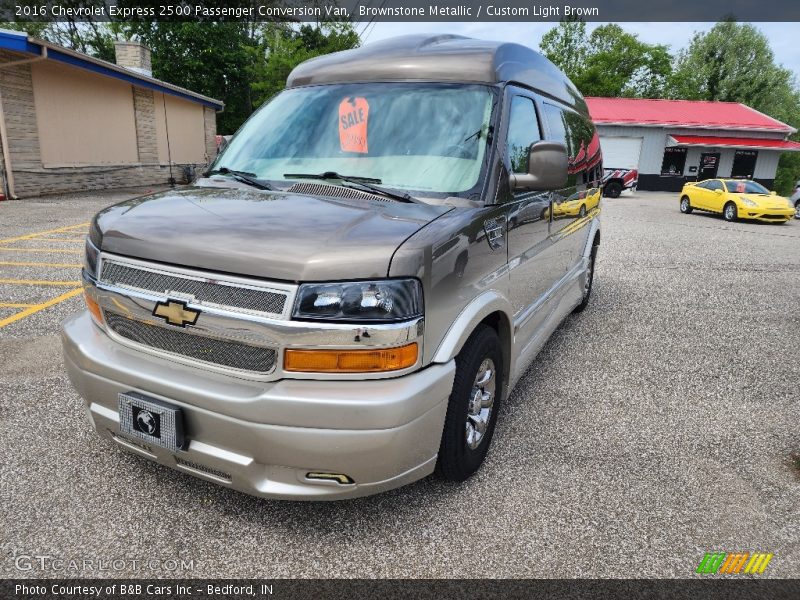 Brownstone Metallic / Custom Light Brown 2016 Chevrolet Express 2500 Passenger Conversion Van