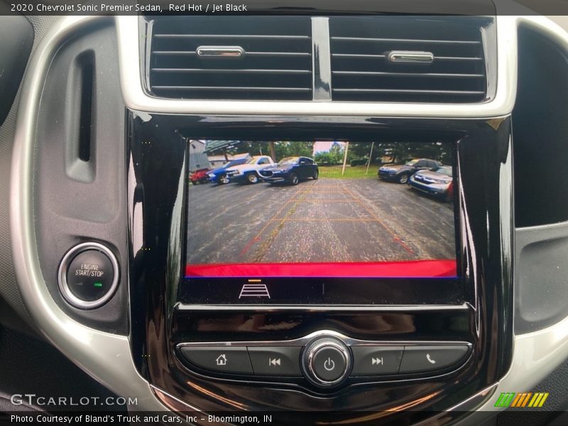 Red Hot / Jet Black 2020 Chevrolet Sonic Premier Sedan
