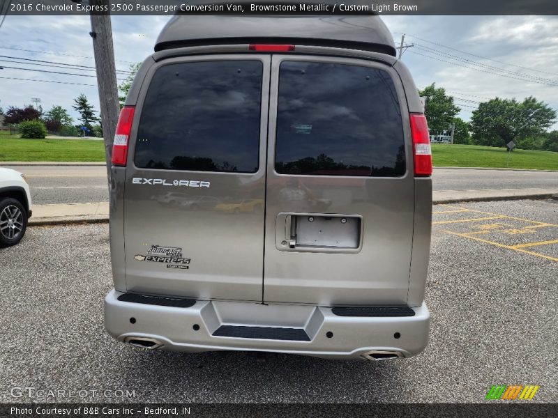 Brownstone Metallic / Custom Light Brown 2016 Chevrolet Express 2500 Passenger Conversion Van