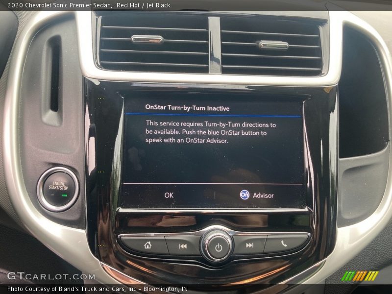 Red Hot / Jet Black 2020 Chevrolet Sonic Premier Sedan