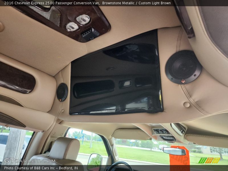 Entertainment System of 2016 Express 2500 Passenger Conversion Van