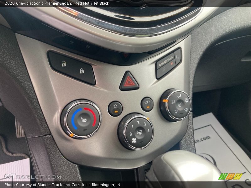 Red Hot / Jet Black 2020 Chevrolet Sonic Premier Sedan