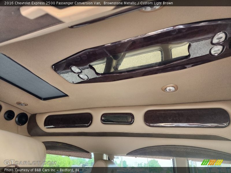 Brownstone Metallic / Custom Light Brown 2016 Chevrolet Express 2500 Passenger Conversion Van