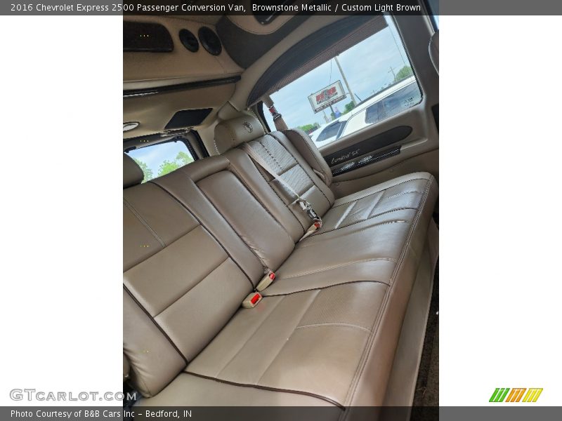 Rear Seat of 2016 Express 2500 Passenger Conversion Van