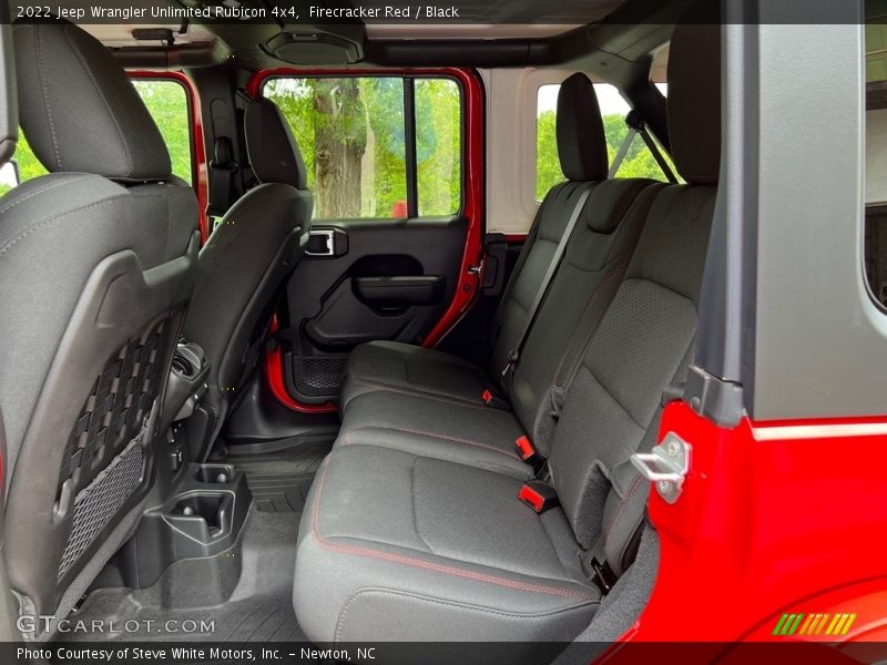 Rear Seat of 2022 Wrangler Unlimited Rubicon 4x4